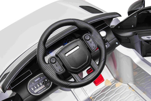 12v Official Silver Elite Range Rover Velar Ride-in Car Wider Seat ...