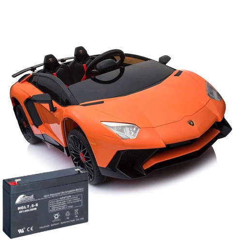Spare Replacement 6v Battery for Lamborghini Ride On Car