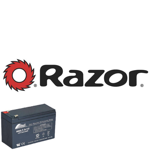 Replacement Spare 12v Battery for Razor Ride On Car