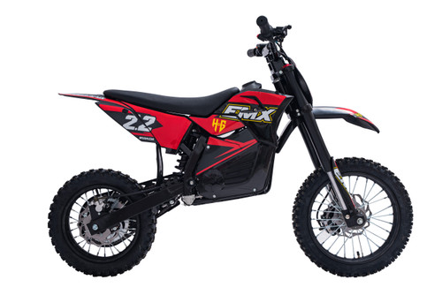 Teens Red 60v RNR Brushless Motor Lithium Power Motorcross Bike