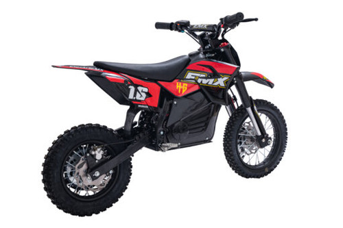 48v Red Motorized Brushless Motor Lithium Power Dirt Motorbike