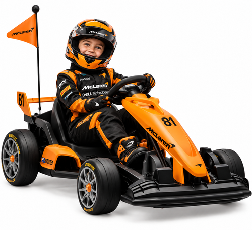 Kids 24v Official McLaren F1 Drift Electric Racing Stunt Kart