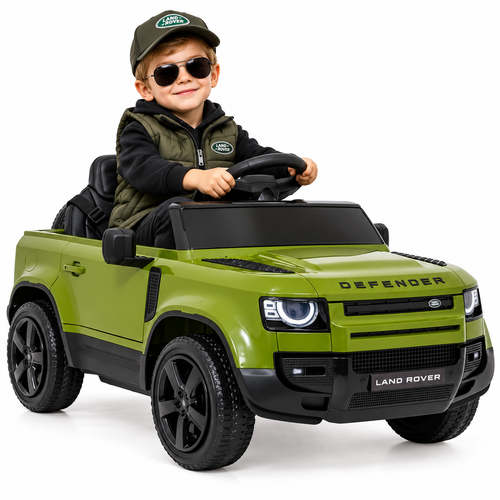 12V Green Boss Spec Land Rover Defender 90 Ride-on Car