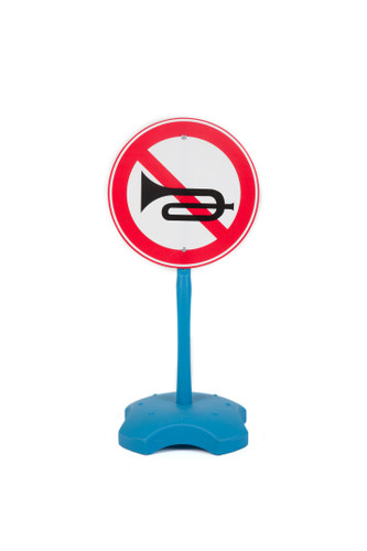 No Horn Kids Educational-Play Traffic Road Sign