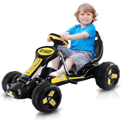 ELF Bumble Bee Pedal Power Go Kart All Terrain for Ages 3-7