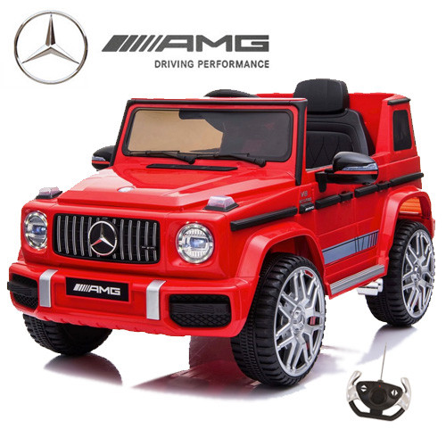 Kids 12v Red Official Mercedes G63 Ride On SUV Jeep