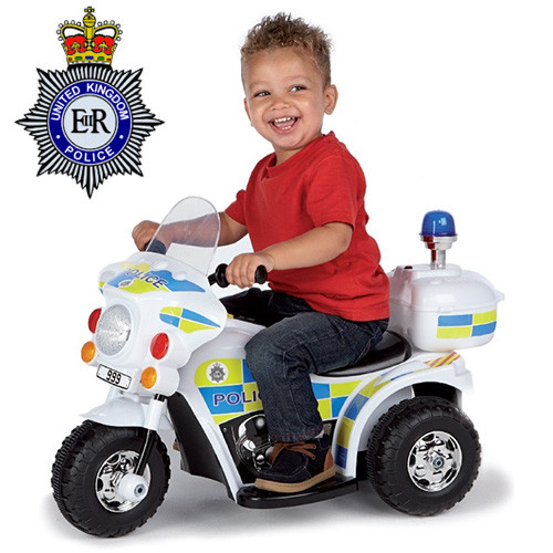 6v Kids Ride On Emergency Services Police Motorbike