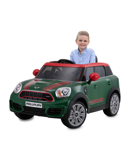 Kids 12v Official Green Mini Convertible Sit-in Battery Car