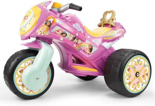 Girls Pink 6v Official Disney Princesses Ride On Electric Trike