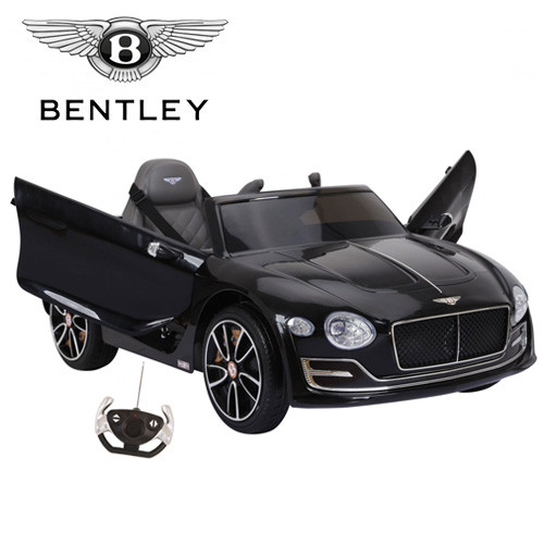 Official Black 12v Bentley EXP-12 Electric Ride On Kids Car