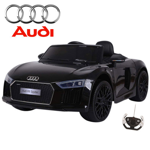 XL Black Licensed Audi R8 12v Kids Ride On Coupe