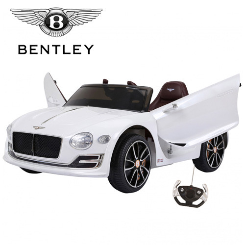 12v Licensed White Bentley EXP-12 Ride-In Car + Remote Control