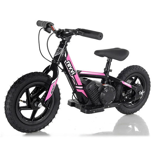 Girls Pink Revvi 24v Lithium Off Road Kids Electric Balance Bike