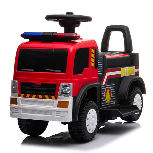6v Sit-On Fire Brigade Engine With Working Lights & MP3