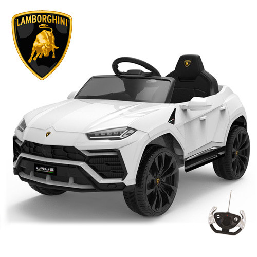 White 12V Licensed Lamborghini Urus 2024 Ride On Car