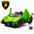 Kids 2 Seat Green Lamborghini 24v 4WD + Remote & Leather Seats