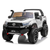white 24v 2 x Leather Seat 4WD Official Childs Ride on Toyota Hilux Off-Roader