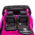 Pink Girls 24v 2 x Leather Seat Official Ride on Toyota Hilux Off-Roader