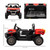 12V Red 2-Seat Kids Electric Truck Polaris Rear Tipper Bucket