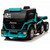 24v* Kids Sit-in Mercedes Lorry + Detachable Trailer & MP4 player - TEAL
