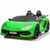 24V 2 Seat Ride on Licensed  Green Lamborghini SVJ inc Scissor Doors & Remote
