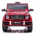 Metallic Red Elite Version XL G63 Kids Ride on Car 12v G-Wagon