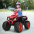 Kids Red 12v Electric Ride On Quad Bike with Suspension