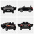 Black 12v Dual Motor Licensed Audi TTRS Roadster Kids Car