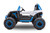 Blue Child's 24v Twin Seat UTV Big Wheeled Ride on Buggy