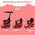 Red 3-1 Toddlers Official Bentley Car  Push Along with Stroller Function