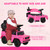 Toddlers Pink Official Mercedes G-Wagon 3-1 Push Stroller  Sit-in Car