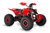 Red 60v 1500WTeen-2 Adult Pro Shaft Driven Electric Quad Bike