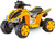 Kids Official CAT Yellow 12v Electric Sit On Quad Bike
