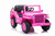 Pink Hotchkiss Retro Style Girls 12v Army Ride-on Truck with 4WD