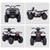 Kids White 12v ATV Ride On Battery Powered Quad Bike with Lights