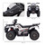 Kids White 12v ATV Ride On Battery Powered Quad Bike with Lights