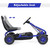 Childrens Blue and Black Sit-in Pedal Go Kart with Adjuastable Seat