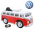 6v Red Official VW T2 Ride on Camper Van with Remote