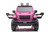 Pink Elite 4WD Official Jeep Wrangler Rubicon 12V Sit in Off-Roader