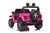 Pink Elite 4WD Official Jeep Wrangler Rubicon 12V Sit in Off-Roader