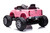 Pink 24 Volt Power Kids Ride-in Mercedes Motorized Monster Truck