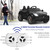 Kids 12v Official Black Jaguar SVR Electric Ride On Cars