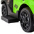 Lamborghini 2 in 1 green stroller kids push car