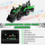 12v Green Kids Multi-Function Ride On Tractor, Digger & Trailer