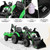 12v Green Kids Multi-Function Ride On Tractor, Digger & Trailer