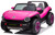Girls Pink Official VW 12V 2-Seat Sit-in Ride-on Beach Buggy