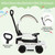 White Toddlers Mercedes G-Wagon 3-1 Push Stroller Sit-in Car