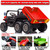 Kids 12V Red 2-Seat 6X6 4WD Electric Truck + Rear Tipper Bucket