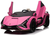 Pink 24v Lamborghini Sian Kids Battery Supercar x2 Leather Seats