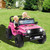 Girls 24v 2 Seat Pink GWA Monster Truck with Remote Control